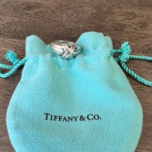 Tiffany & Co Sterling Silver Signature Ring